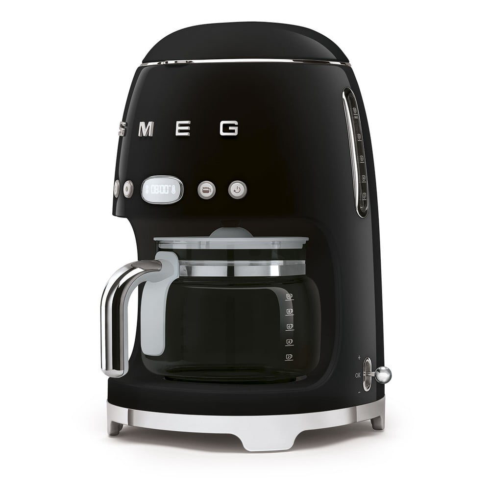 Macchina da caffè con filtro nero 50's Retro Style - SMEG | Caffettiere