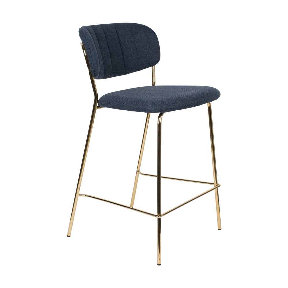 Sgabelli da bar blu in set di 2 89 cm Jolien - White Label | Sedie da bar