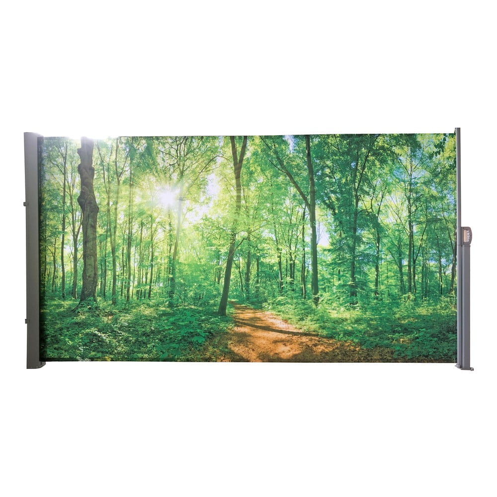 Paravento da balcone motivo paesaggio forestale 300x160 cm - Garden Pleasure | Paraventi per balcone