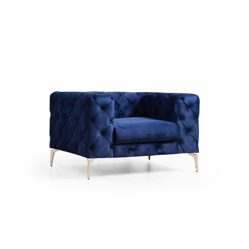 Poltrona blu scuro Como - Artie | Poltrone