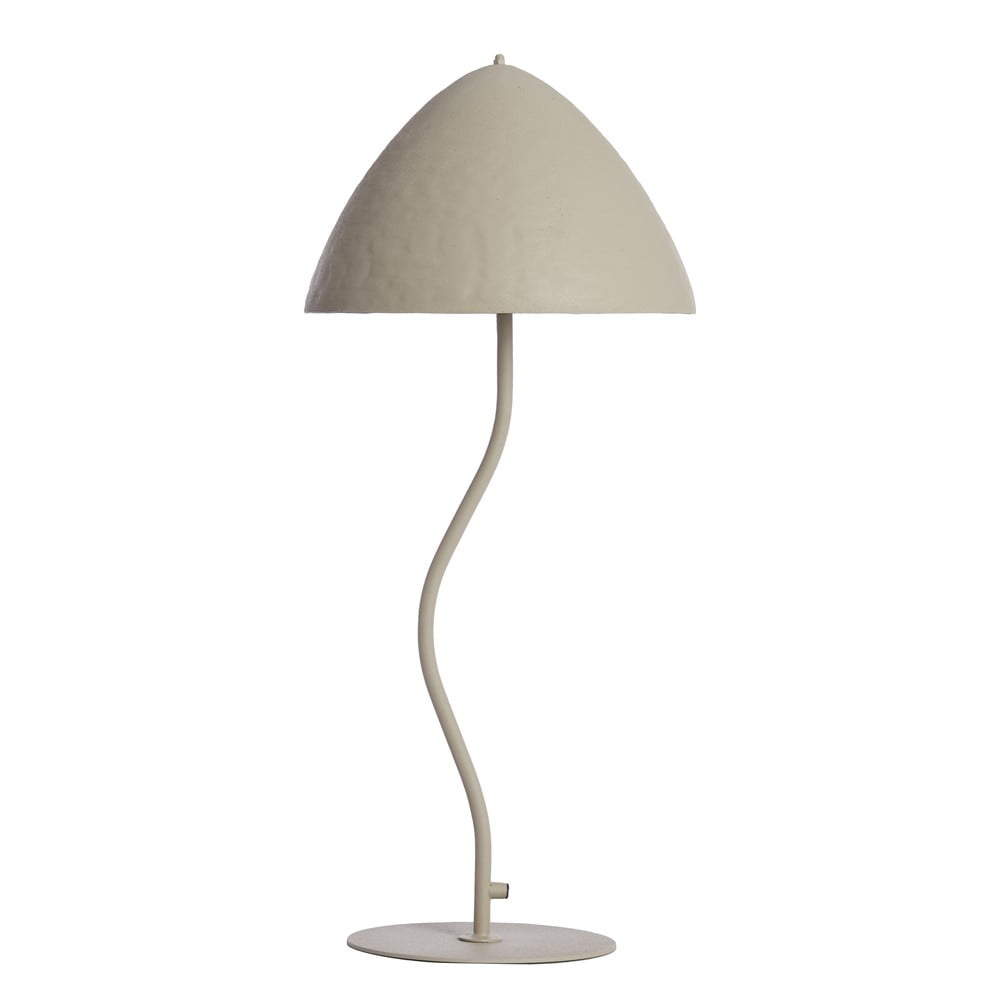 Lampada da tavolo grigio chiaro con paralume in metallo (altezza 67 cm) Elimo - Light & Living | Abat-jour e lampade da tavolo