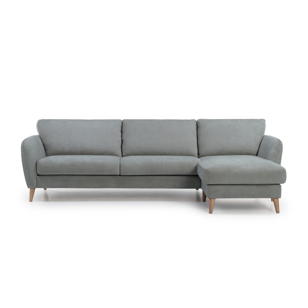 Divano angolare grigio chiaro (angolo destro) Oslo - Scandic | Divani ad angolo