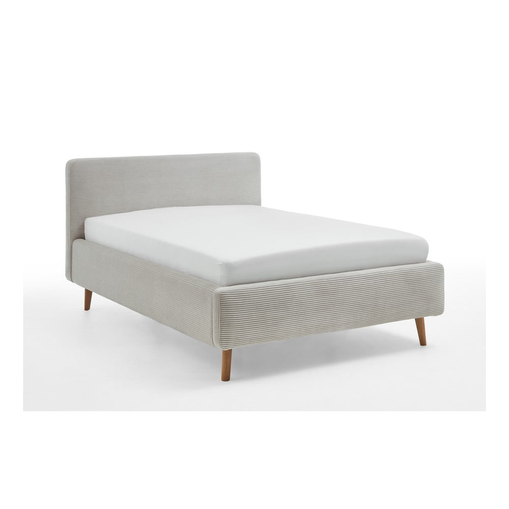 Letto singolo imbottito beige rete non inclusa 120x200 cm Mattis – Meise Möbel | Letti singoli