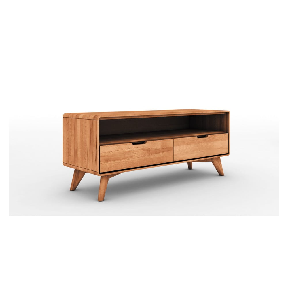 Tavolo TV in legno di faggio 120x48 cm Greg - The Beds | Mobili TV
