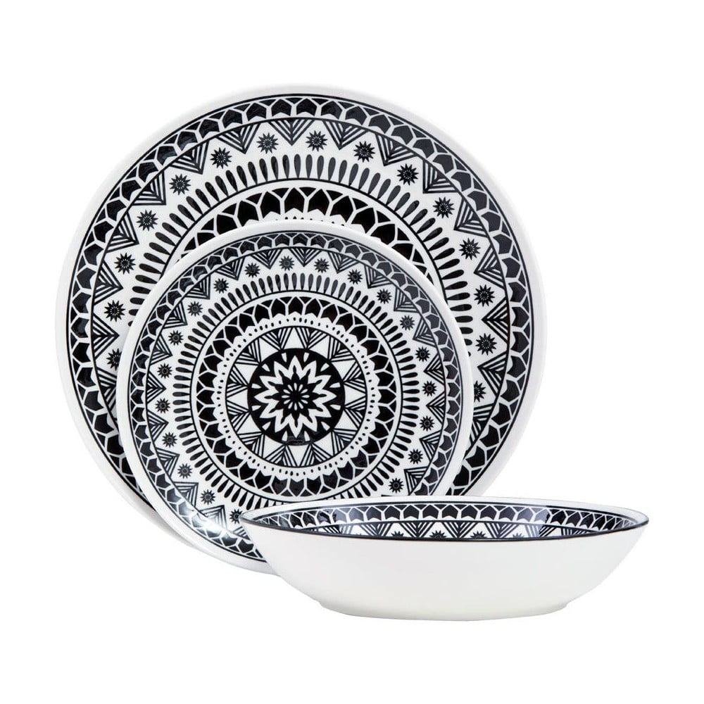 Set da pranzo in gres 12 pezzi Maya - Premier Housewares | Set di piatti e stoviglie