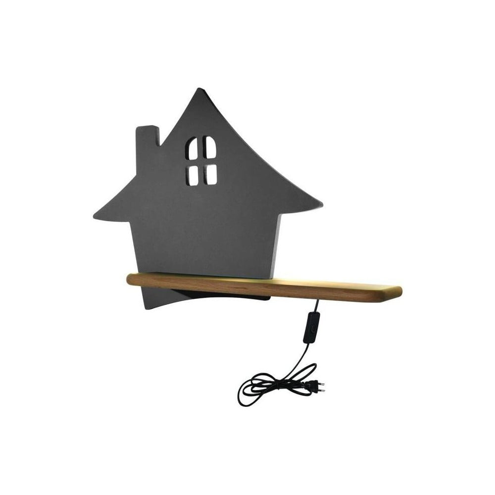 Apparecchio grigio per bambini House - Candellux Lighting | Illuminazione per bambini
