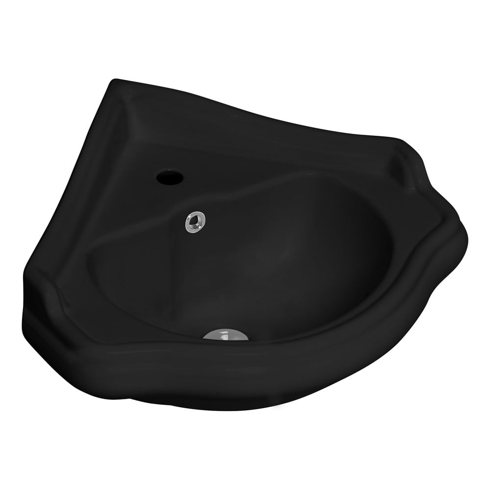 Lavabo nero in ceramica 57,5x58 cm Retro – Sapho | Lavabi