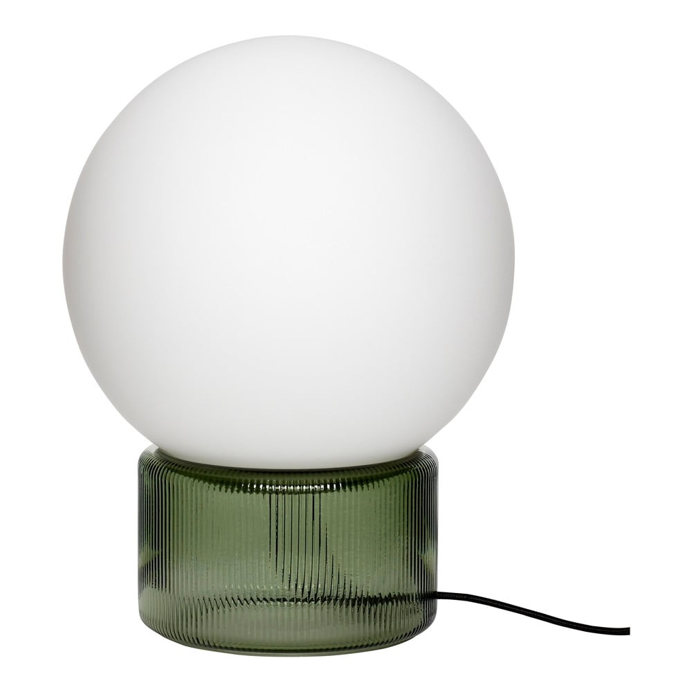 Lampada da tavolo bianco-verde (altezza 33 cm) Sphere - Hübsch | Abat-jour e lampade da tavolo
