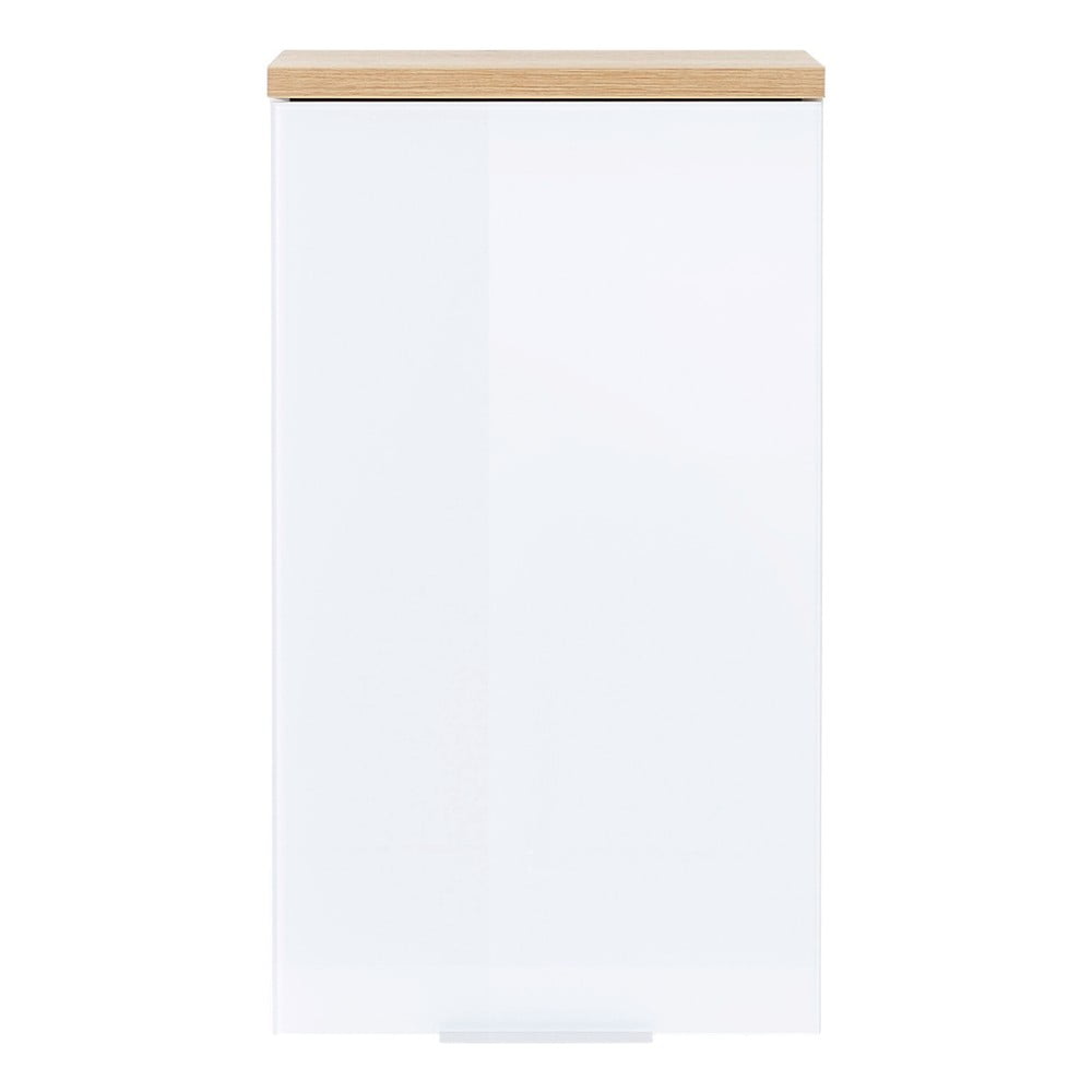 Mobile bagno sospeso bianco naturale in rovere 39x69 cm Pescara - Germania | Armadietti e mobili da bagno
