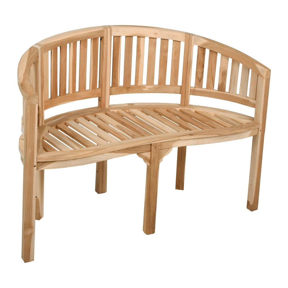 Panchina da giardino in legno colore naturale Ambon - Garden Pleasure | Panche da giardino