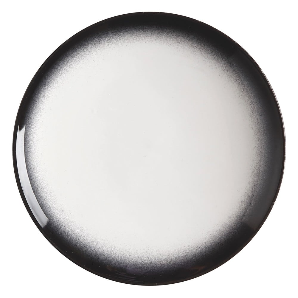 Piatto da dessert in ceramica bianca e nera Caviar, ø 20 cm - Maxwell & Williams | Piatti