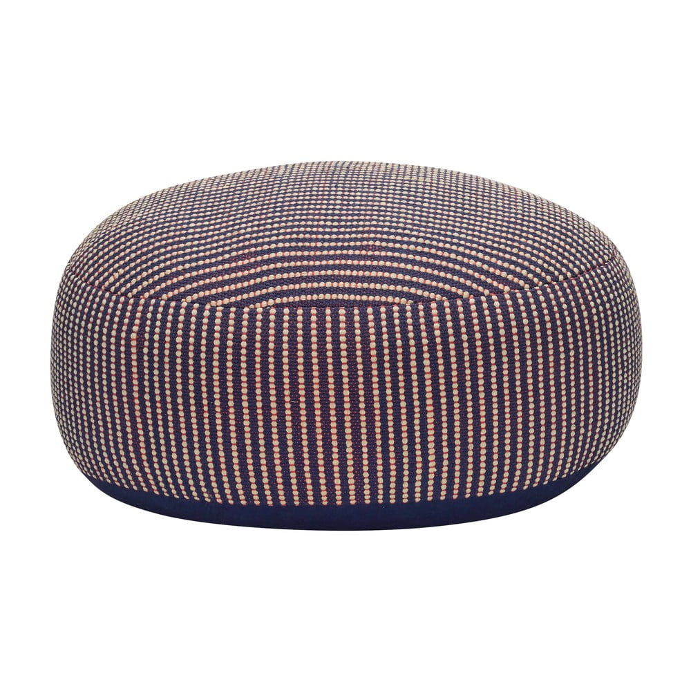 Sgabello blu scuro Mochi - Hübsch | Sgabelli e pouf