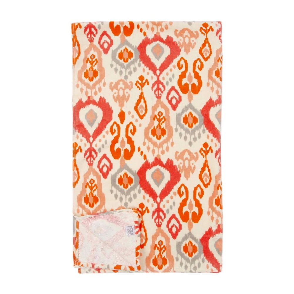 Asciugamano in cotone arancione 100x150 cm Alena - Foutastic | Asciugamani