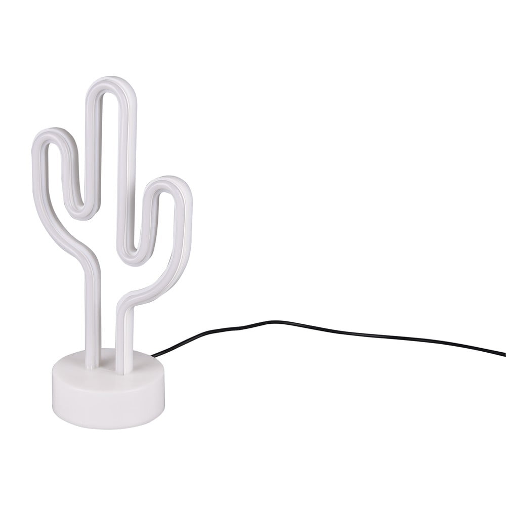 Lampada da tavolo a LED bianca (altezza 29 cm) Cactus - Trio | Abat-jour e lampade da tavolo