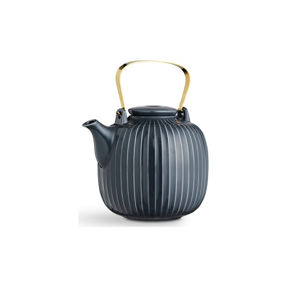 Teiera in porcellana antracite Hammershoi, 1,2 l Hammershøi - Kähler Design | Teiere