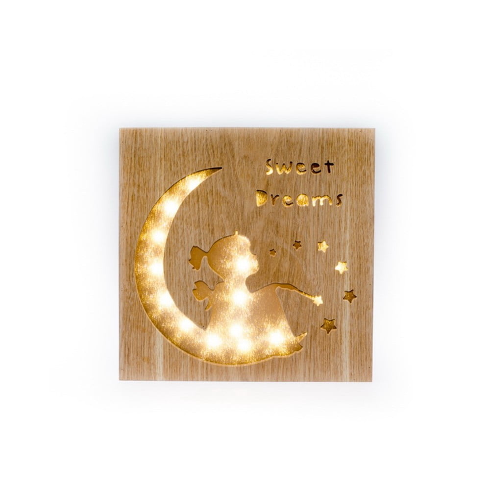 Decorazione illuminata in legno Sweet Dreams - Dakls | Decorazioni luminose