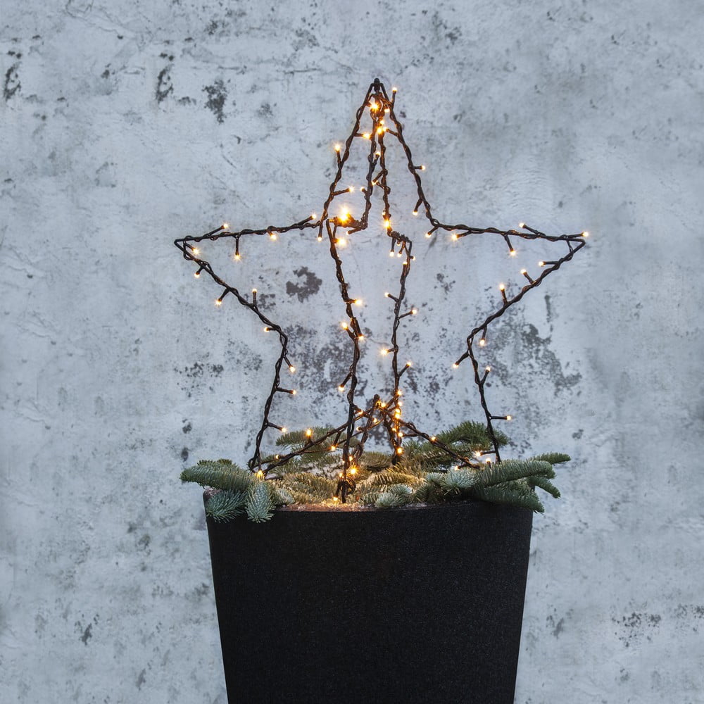 Decorazione luminosa natalizia nera Foldy - Star Trading | Decorazioni luminose