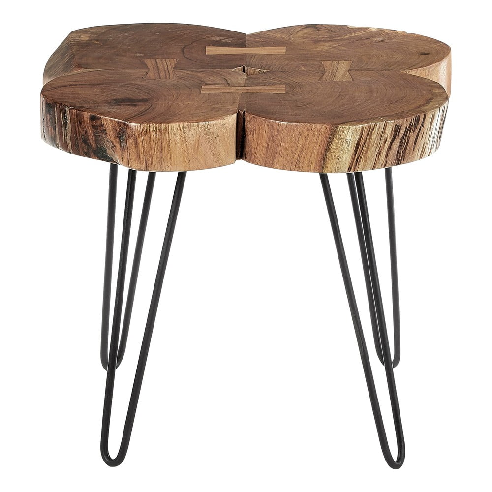 Tavolino con piano in acacia 50x50 cm Nandri - Premier Housewares | Tavolini