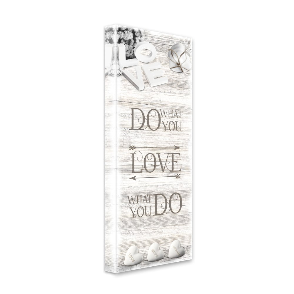 Quadro su tela Do What, 27 x 75 cm Shabby - Styler | Quadri