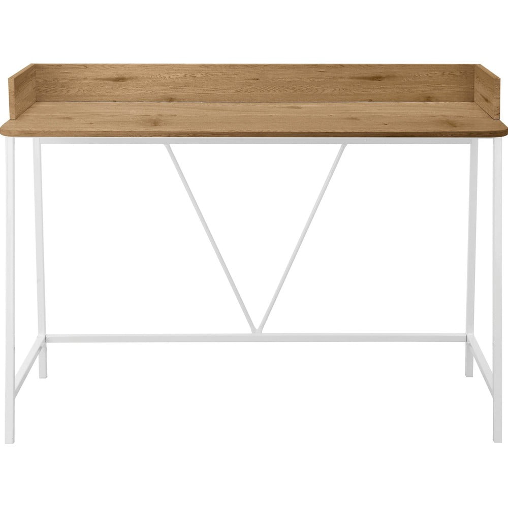 Scrivania con piano effetto rovere 50x120 cm Savona - Støraa | Scrivanie e postazioni da lavoro