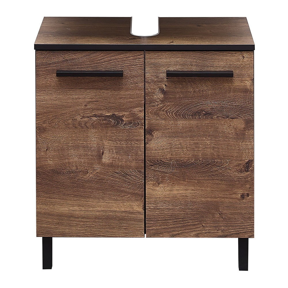 Mobile marrone sotto il lavabo in rovere 60x53 cm Set 374 - Pelipal | Mobili da lavabo
