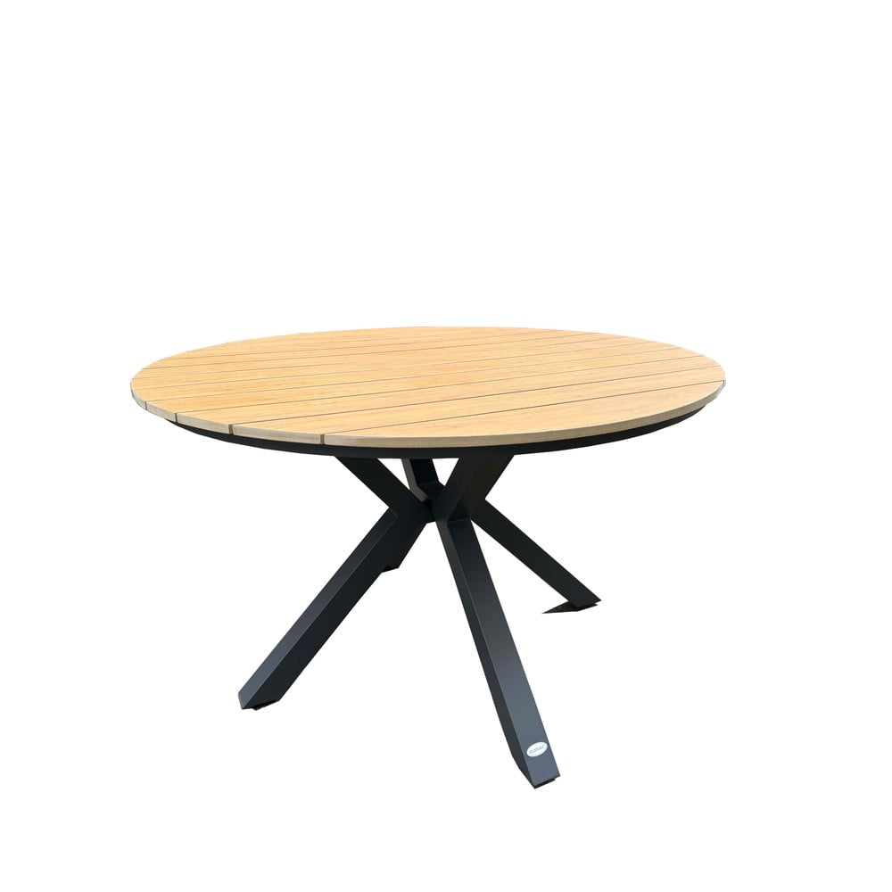 Tavolo da pranzo da giardino rotondo ø 120 cm Giverny – Rojaplast | Tavoli da pranzo da giardino