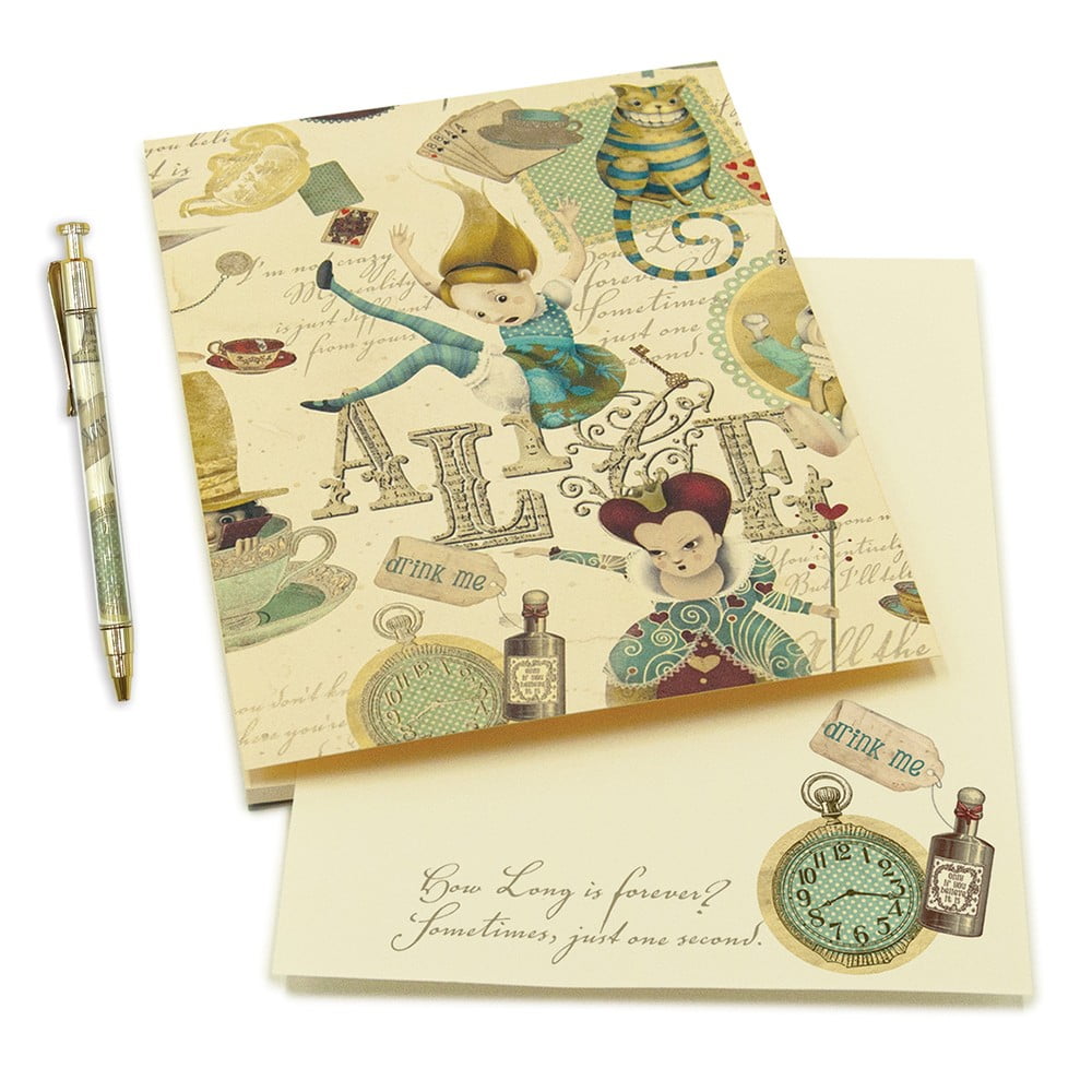 Quaderno con penna 50 pagine formato A5 Alice - Kartos | Quaderni