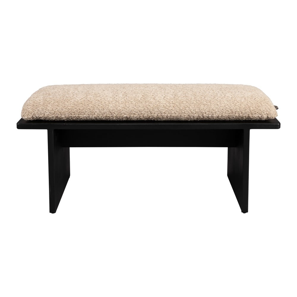 Panca beige in tessuto bouclé Shiho - Dutchbone | Panche