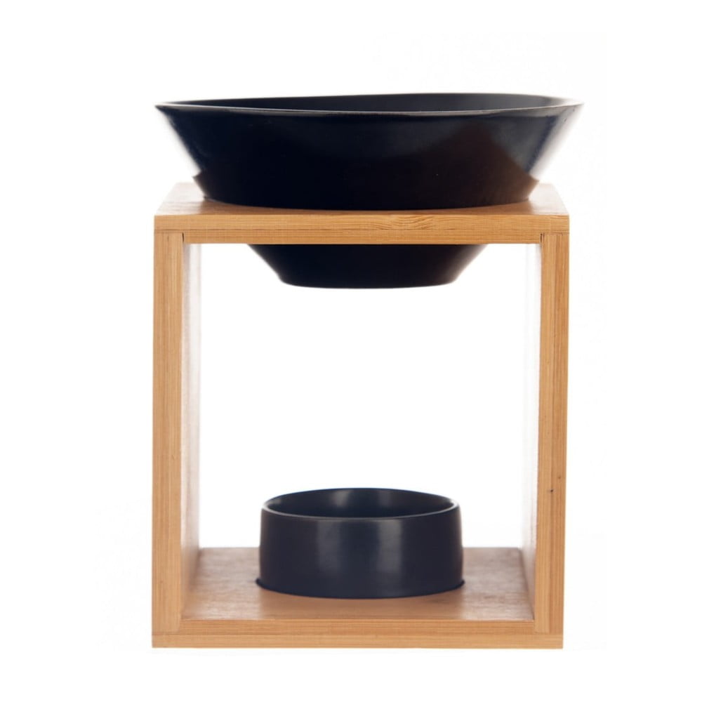Lampada per aromaterapia in porcellana Black - Orion | Bruciatori di essenze