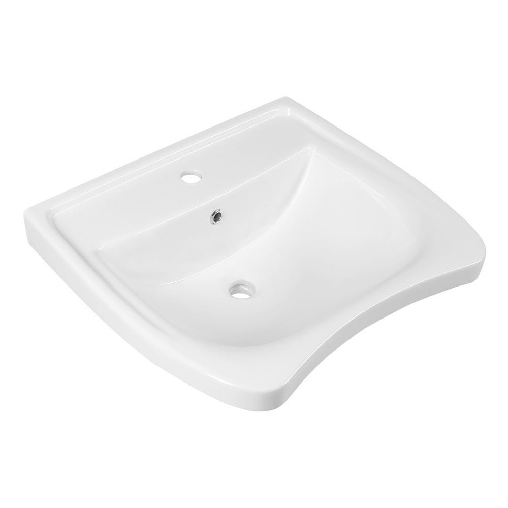 Lavabo bianco in ceramica 60x55 cm Handicap – Sapho | Lavabi