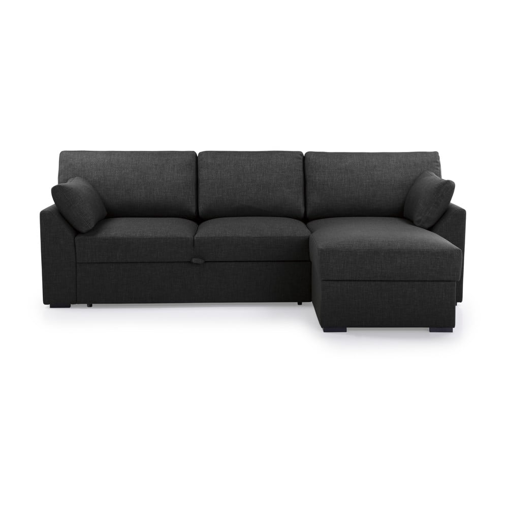 Divano letto angolare antracite (angolo destro) Janson - Scandic | Divani ad angolo