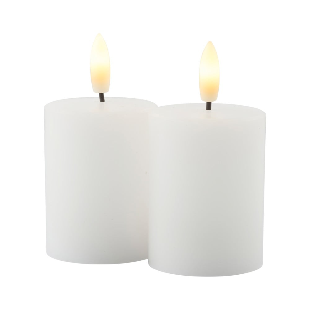Candele LED da esterno in set da 2 (altezza 6,5 cm) Sille - Sirius | Candele a LED