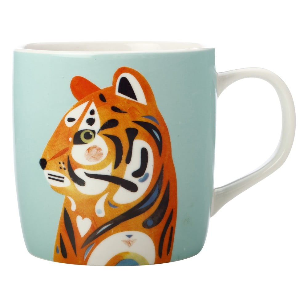 Tazza in porcellana blu Pete Cromer Tiger, 375 ml - Maxwell & Williams | Tazze
