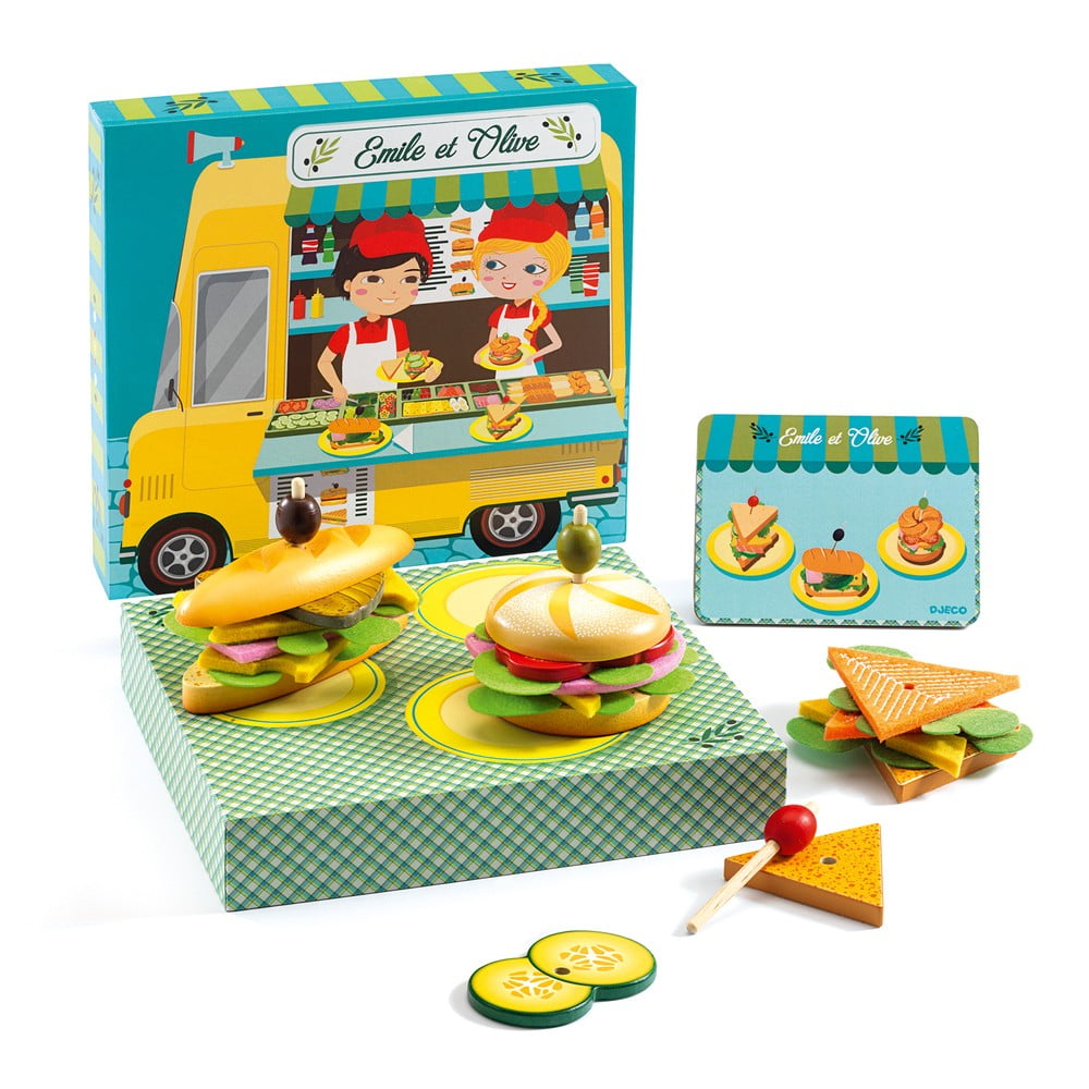 Set da gioco per bambini Sandwich - Djeco | Cucine giocattolo per bambini