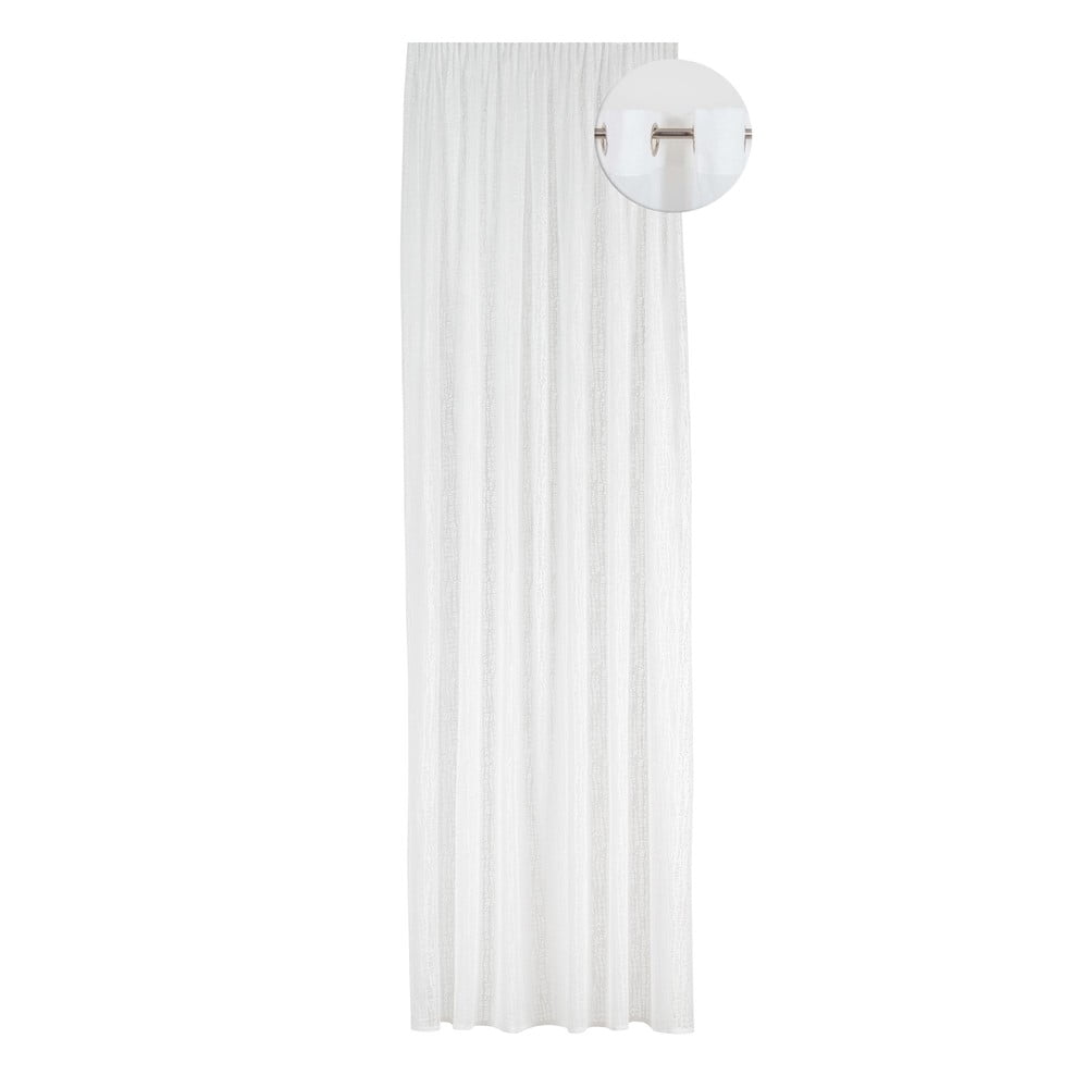 Tenda sottile bianca 140x260 cm Lisandra – Mendola Fabrics | Tende sottili