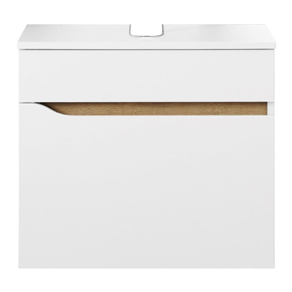 Mobile basso sospeso bianco senza lavello 60x53 cm Set 857 - Pelipal | Mobili da lavabo