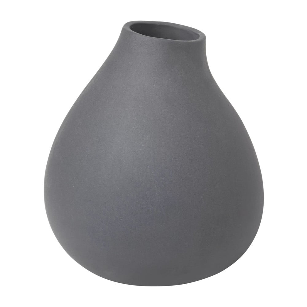 Vaso in porcellana grigio scuro (altezza 17 cm) Nona - Blomus | Vasi