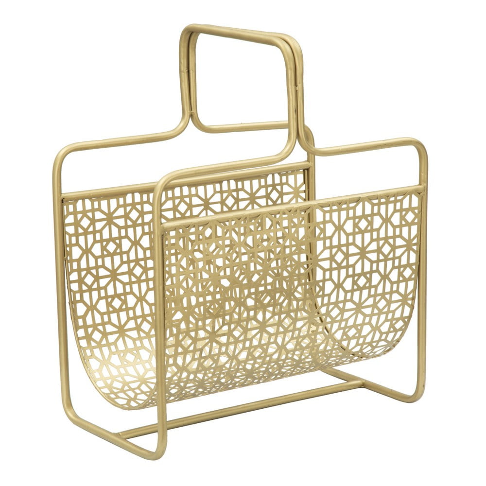 Portariviste in metallo color oro Trivola Glam - Mauro Ferretti | Portariviste