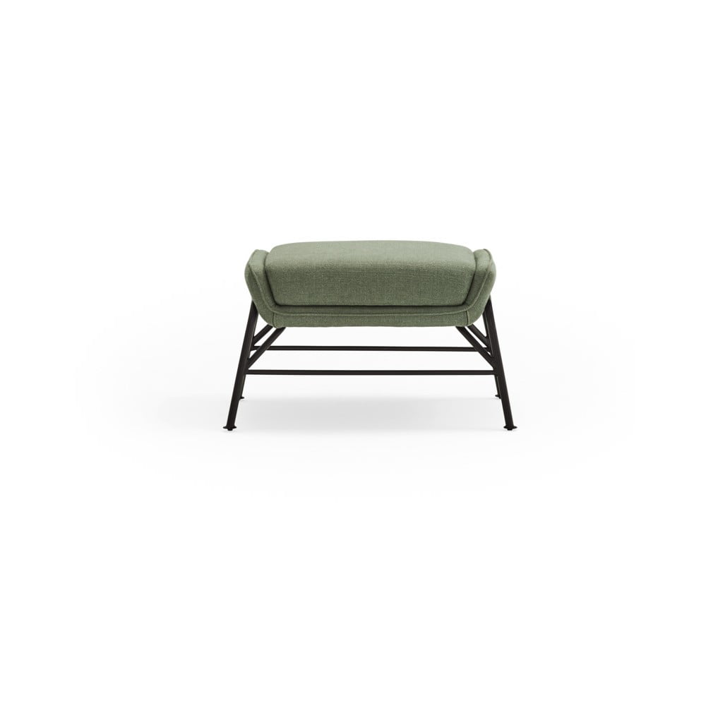 Pouf verde-grigio Sadira - Teulat | Poggiapiedi