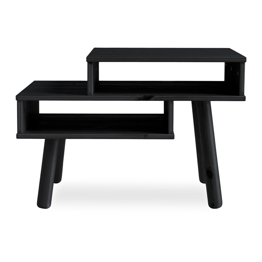 Tavolino in legno di pino nero Hako - Karup Design | Tavolini da salotto