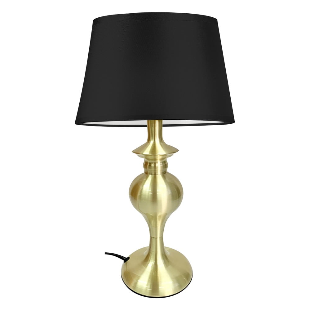 Lampada da tavolo in nero e oro (altezza 40 cm) Prima Gold - Candellux Lighting | Abat-jour e lampade da tavolo