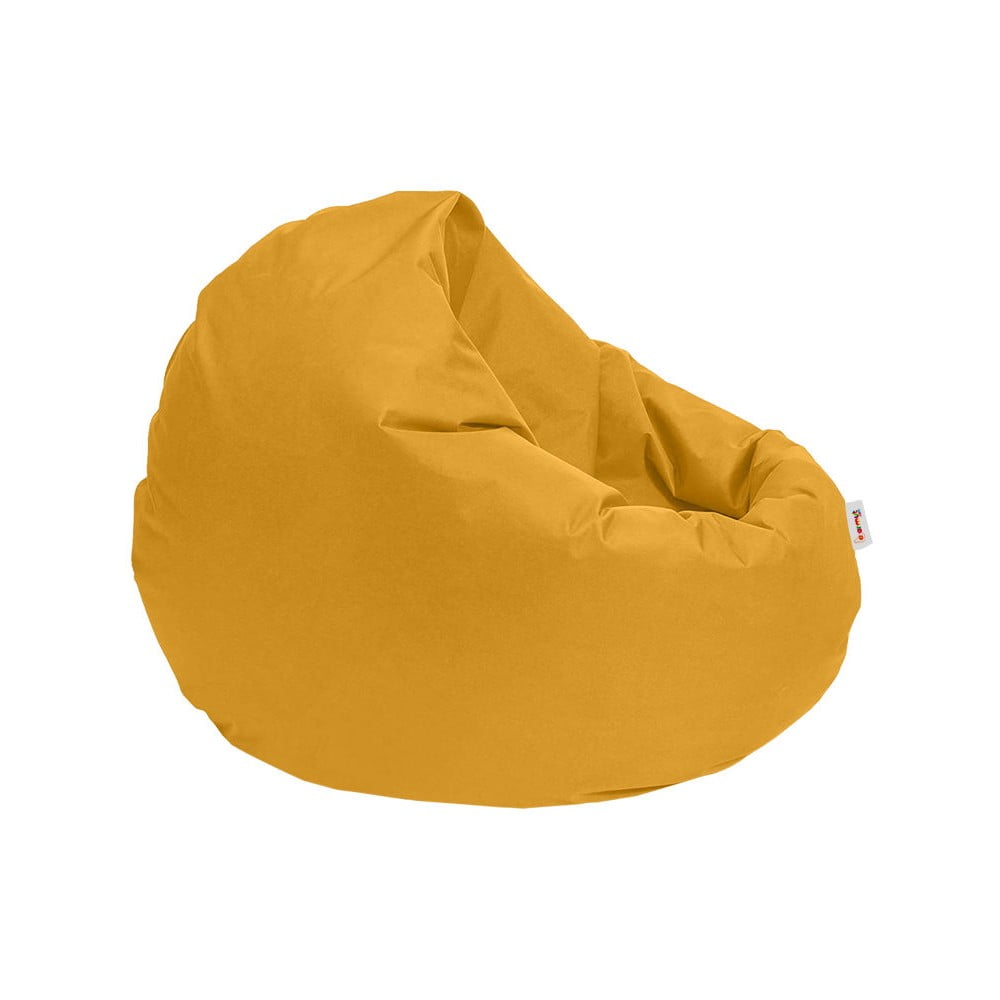 Borsa gialla per sedersi Iyzi - Floriane Garden | Pouf a sacco