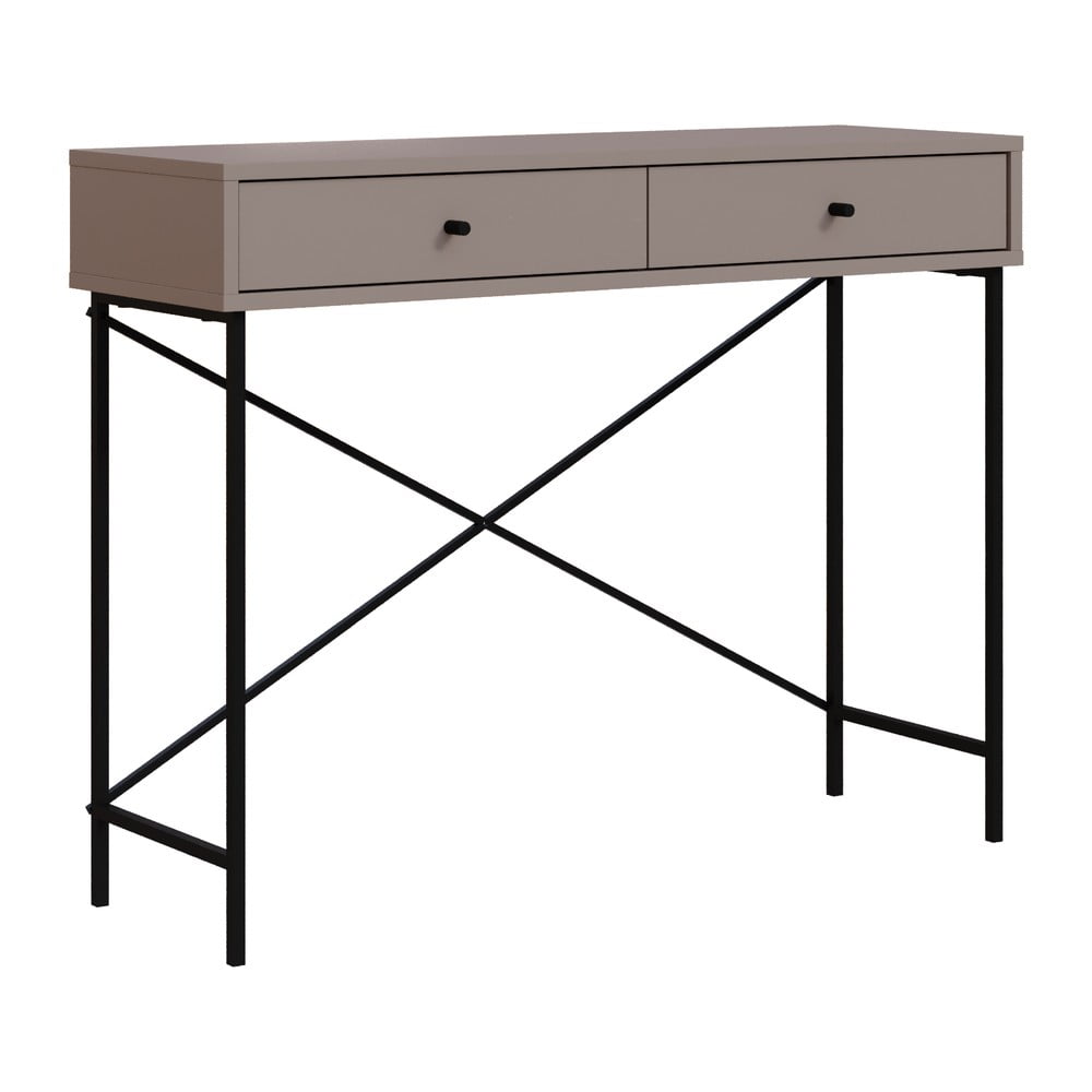 Tavolo consolle grigio/beige 35x110 cm Titan – Marckeric | Tavoli consolle