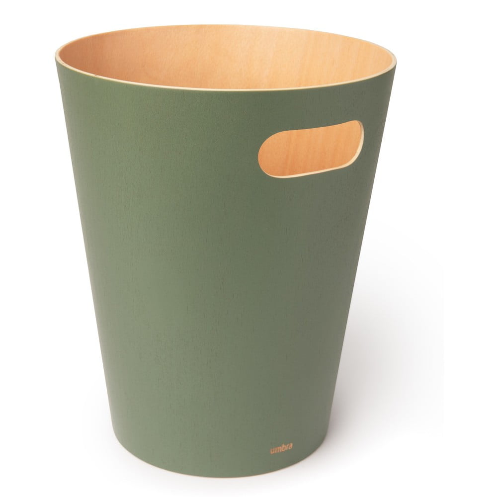Cestino per la spazzatura verde 7,5 l Woodrow – Umbra | Cestini per la spazzatura