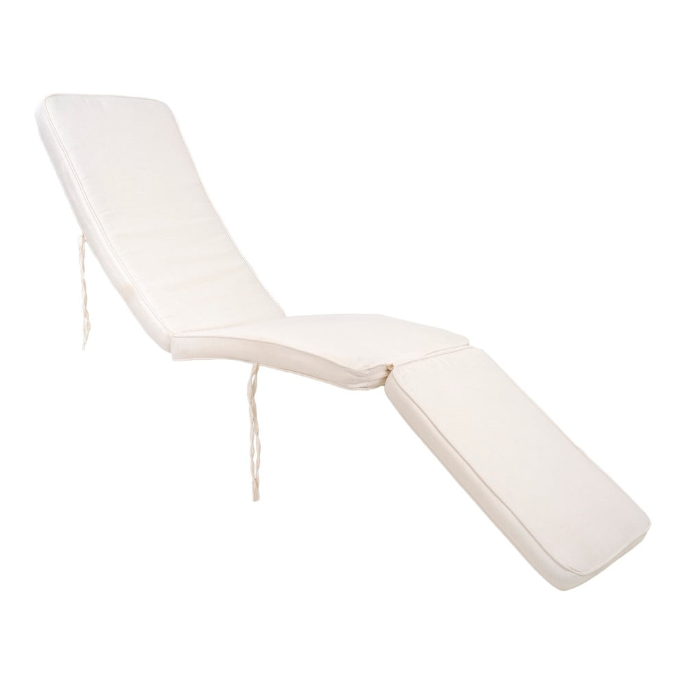 Cuscino di seduta in cotone bianco per sdraio da esterno Arrecife - House Nordic | Cuscini per mobili da giardino