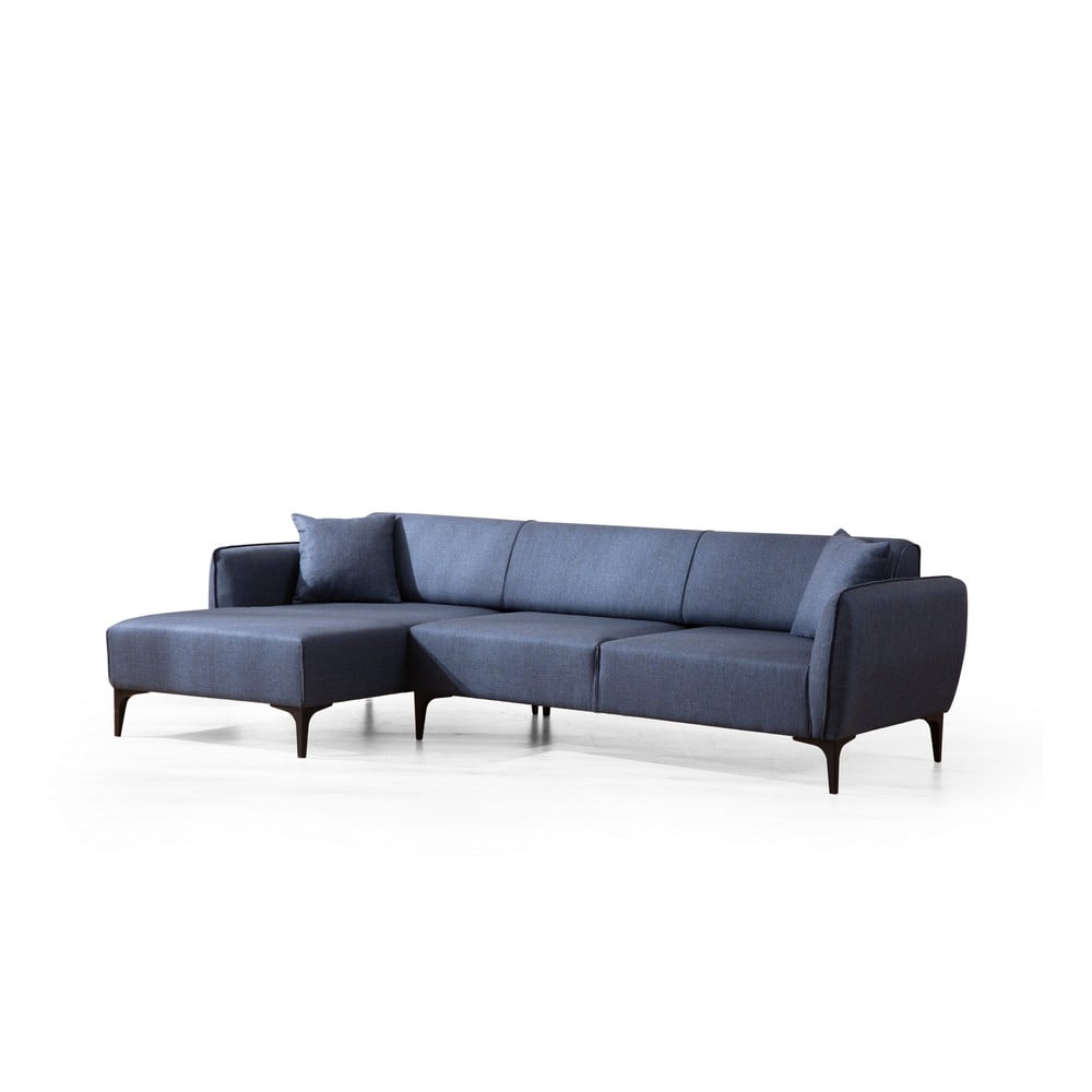 Divano angolare blu, angolo sinistro - Belissimo - Balcab Home | Divani ad angolo