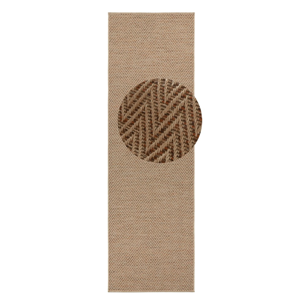 Runner marrone 500, 80 x 250 cm Nature - BT Carpet | Tappeti