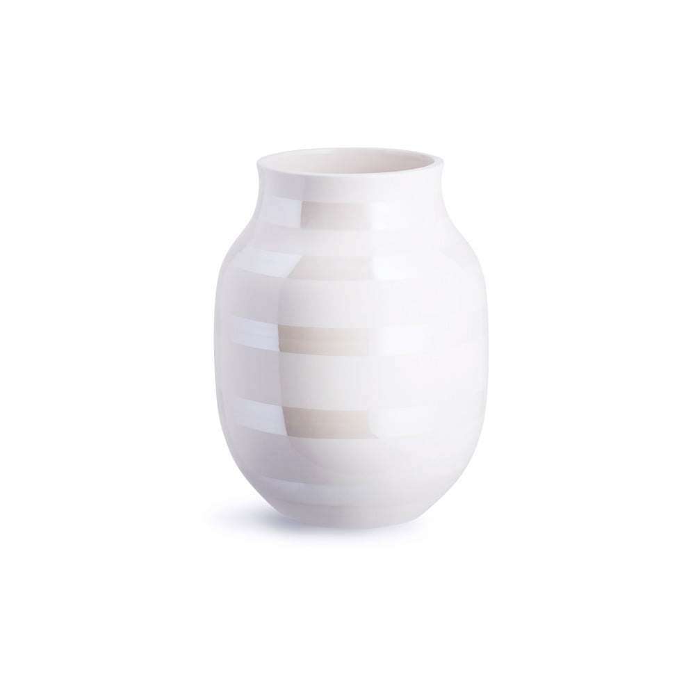 Vaso in ceramica bianca Omaggio - Kähler Design | Vasi