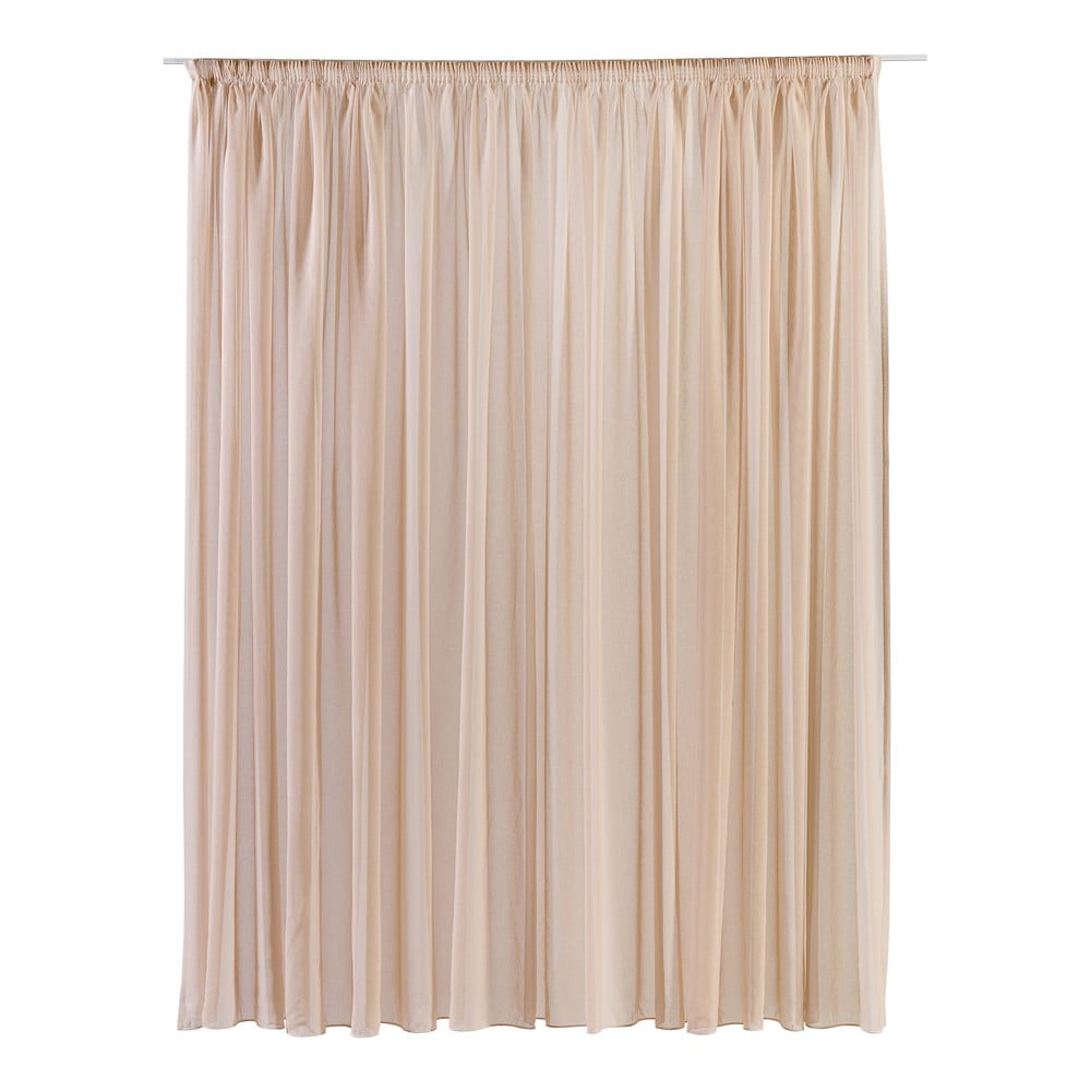 Tenda sottile in marrone chiaro 140x245 cm Vicenza – Mendola Fabrics | Tende sottili