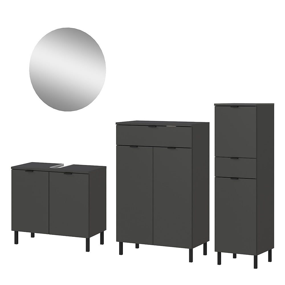 Set mobili da bagno antracite Arcena - Germania | Set da bagno